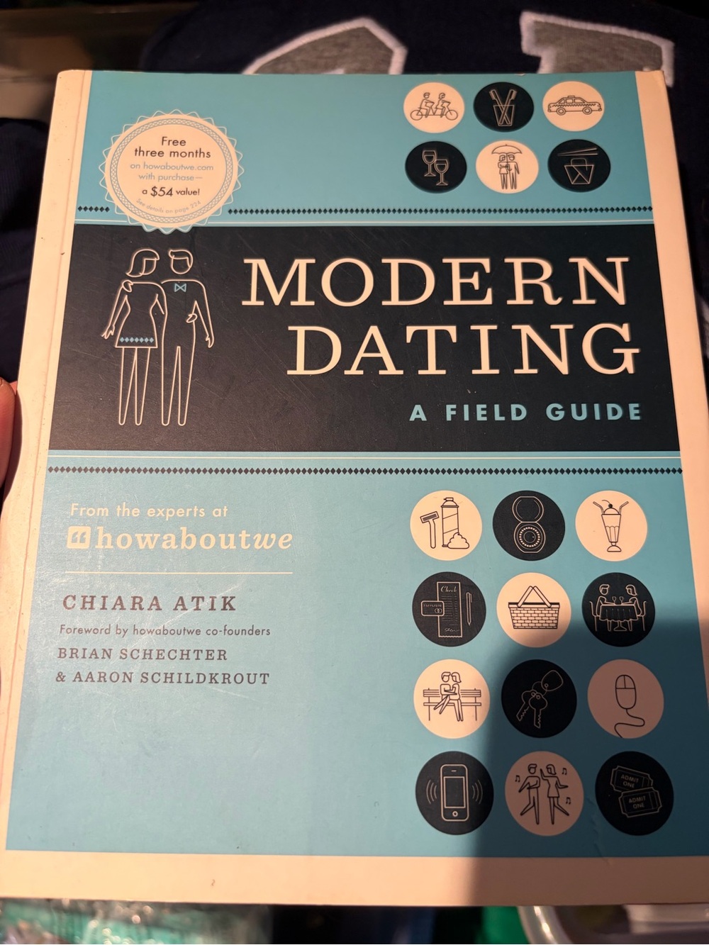 Modern Dating: A Field Guide - Blue Softcover Book